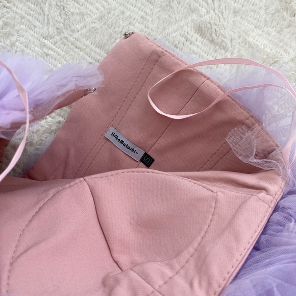 Lirika Matoshi rainbow tulle heart dress - Picture 6 of 8